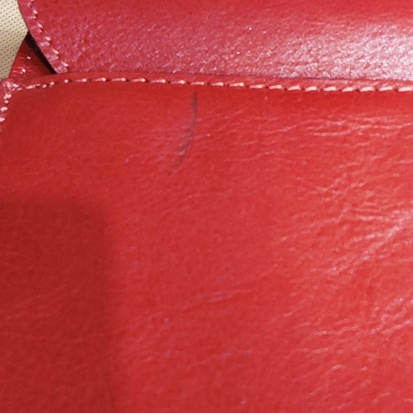 PATRICIA NASH HAND TOOLED LEATHER RED OX MEDIUM CROSSBODY BAG - Picture 12 of 12